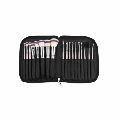 Kirkland Borghese 10 Piece Premium Cosmetic Brush Collection Case W/Shimmer  Pdr.
